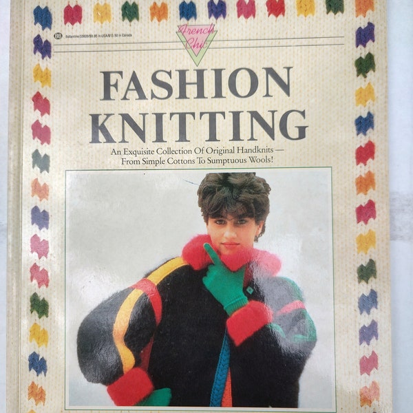 French Chic Fashion Knitting, knitting book