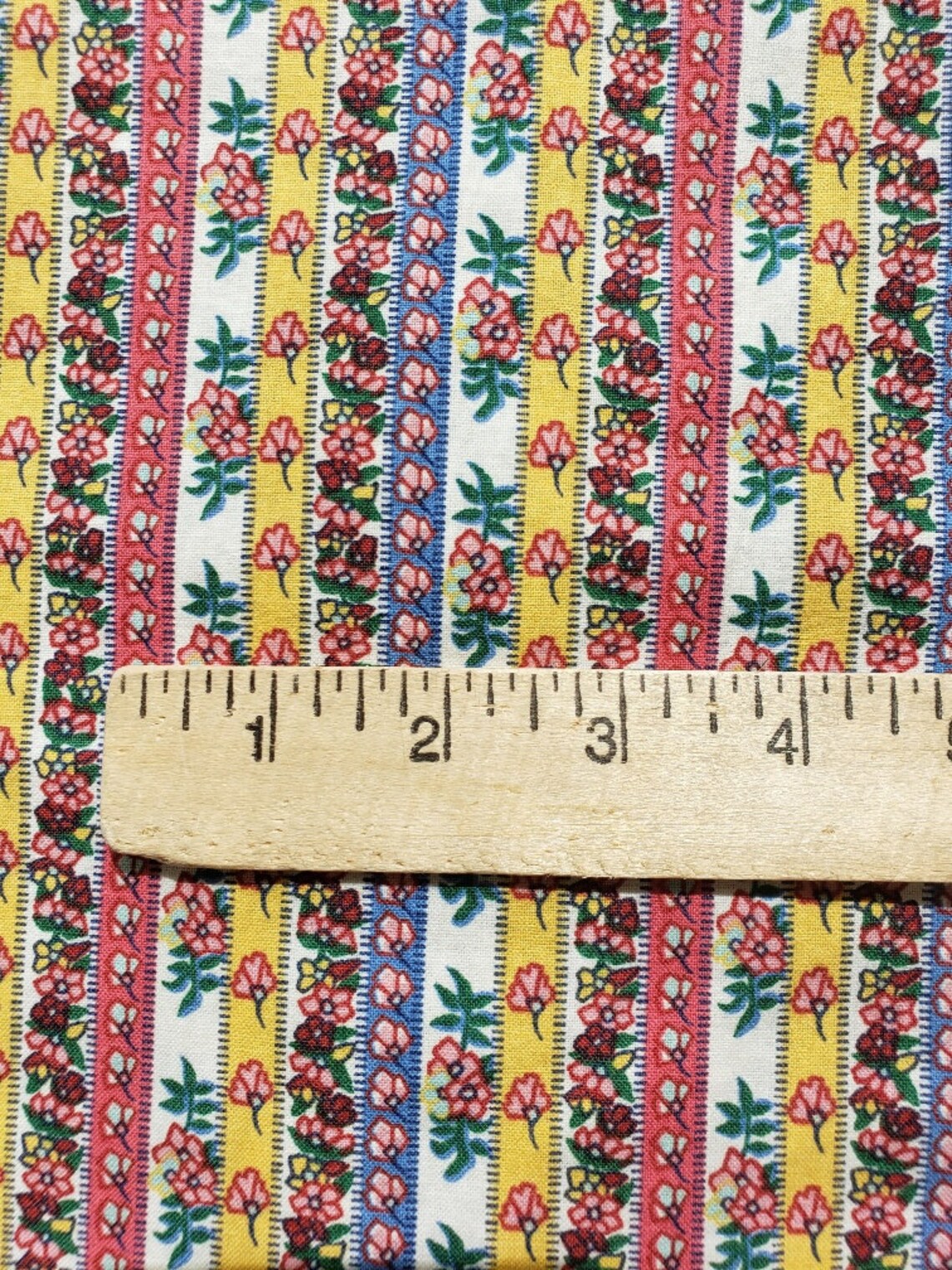 Coordinating Flower Fabric Cotton Fabric Sewing Fabric Etsy