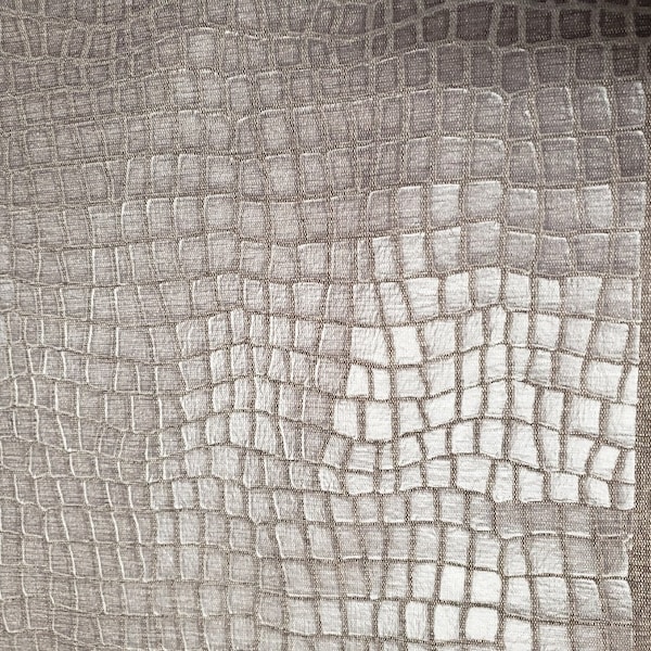 Upholstery fabric, Naugahyde fabric, gray upholstery fabric, faux alligator fabric