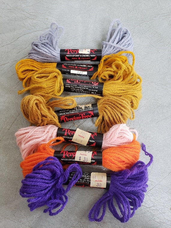 Needlepoint Yarn Crewel Yarn Acrylic Tapestry Yarn 3 Ply Etsy