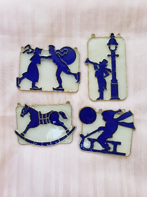 キァットアート　ギャラリー　2点セット Makit & Bakit, Golden Holiday Silhouettes, Sun Catchers, Sun