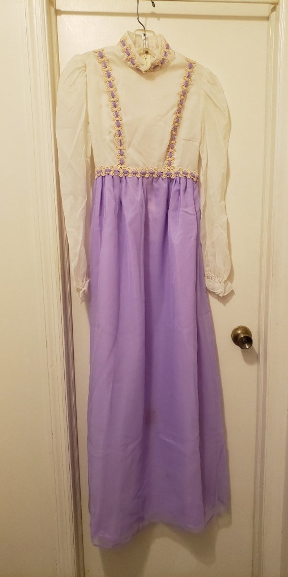 Vintage dress, 1960 prom dress, handmade dress, si