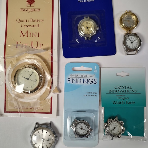 Watch Face, Jewelry & Craft Essentials, Crystal Innovations, watches for parts lot