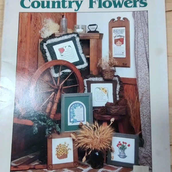 Country Flowers, Debra Designs, Designs in Cross Stitch, Debra Lambein, cross stitch patterns