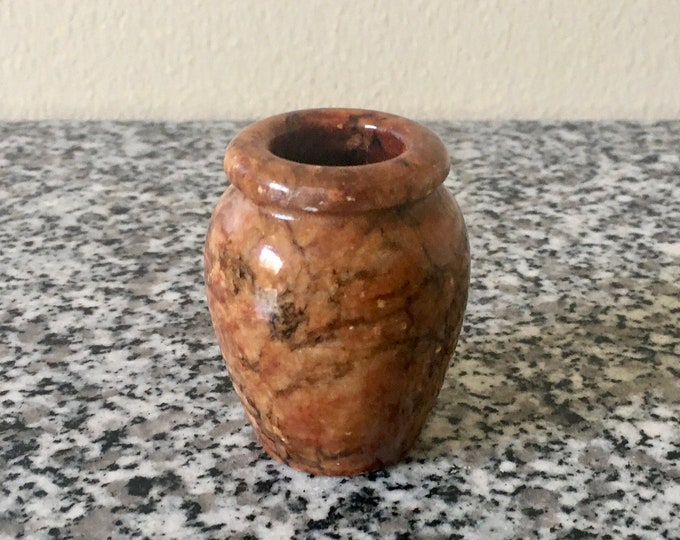 Small Brown Onyx Bud Vase Etsy