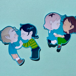 Double Date! | The Owl House Lumity and Huntlow Hand-Cut Stickers