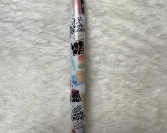 Penna con glitter scintillanti per amanti dei libri, regalo - lettore, romanzi, libreria, lettura