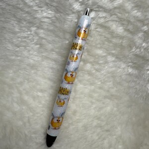 Glitter Easter Spring Funny Joke Chick Bunny Pen Holiday Gift Sparkly Fun Pen ‘just here for the chicks’