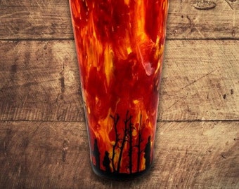 Wild Land Firefighter Fireman's Tumbler