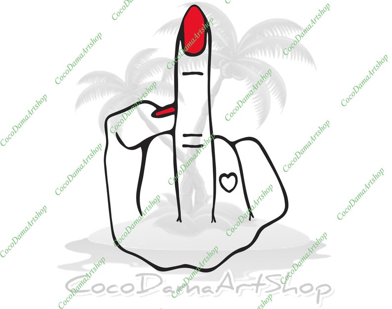 Download Middle Finger Svg Finger Svg Png Dxf Pdf Instant Download ...