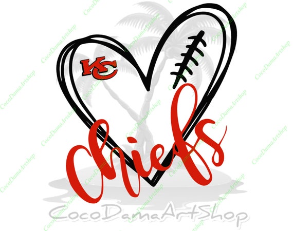 Love Chiefs Svg Kansas City Chiefs Svg Kc Logo Svg Png Dxf Pdf Etsy