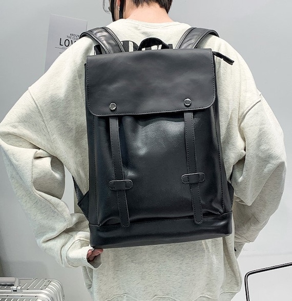 Vegan Leather Backpack Women 