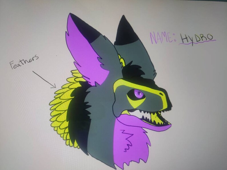Custom dino mask With or without fur Etsy