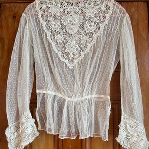 Antique Edwardian Lace Blouse