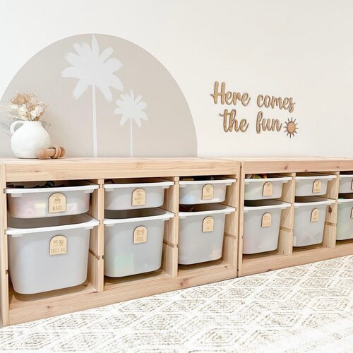 Wooden Arch Toy Labels With Pictures Trofast Toy Labels Etsy Australia