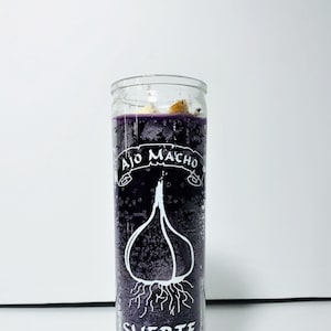 Ajo Macho Bougie Bonne Chance Bougie 7 Jours Bougie Rituel Bougie Mâle Ail Fixe Ajo Macho Bougie Santeria Neuvaine Bougies Veladoras Preparadas