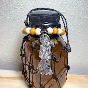 Santa Muerte Water, Total Protection Water, Santa Muerte Gift Holy Death, Wealth, Protection, Legal, Love, Health, Home Cleansing Water