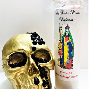 Powerful Love Candle, Santa Muerte Candle, 7 Day Candle, Obsession , Holy Death Candle, Ritual Candle, Altar Gift, Love Seeking