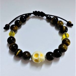 Bone Santa Muerte Santa Muerte Hueso Spirit Contact Harmony All Purpose Santa Muerte Santa Muerte Amulet Amuleto Santa Muerte Tiger Eye