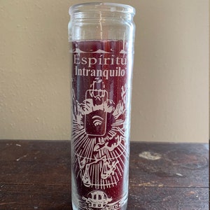 Fixed Espiritu Intranquilo Veladora 7 Day Candle Untranquil Spirit Candle Return Him/Her To Me Restless Spirit Bring Him Back Bring Her Back