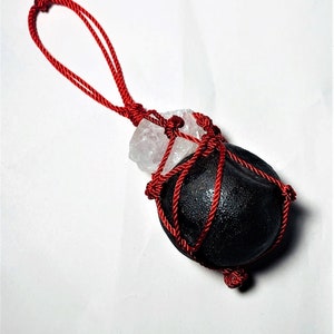 Protection Amulet, Clear Quartz Amulet, Positive Energy, Evil Eye Protection, Spell Protection, Banish Spell Casting, Aura Protection