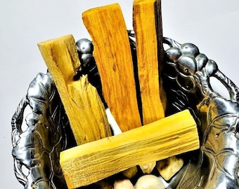 Authentic Peruvian Palo Santo Sticks: Home Cleansing, Spiritual Cleanse (4 Sticks)