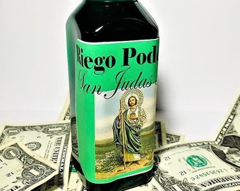 San Judas Tadeo Spiritual Water: Blessing Cologne, Home Cleansing (8 oz)