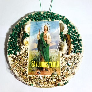 Blessed San Judas Tadeo Amulet, Amuleto de San Judas Tadeo, San Judas Tadeo Home Protection, St Jude Thaddeus Gift, San Judas Tadeo image 1