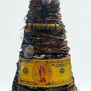 Santa Muerte Home Amulet, Santa Muerte Abundance, Holy Death Altar Gift, Cuerno de La Abundancia, Santa Muerte Altar, Money Santa Muerte