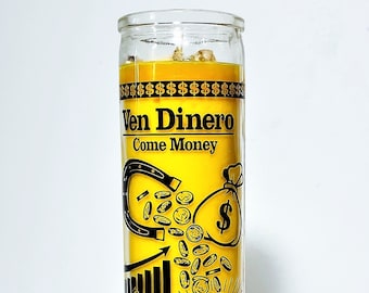 Dinero Ven Ami Candle, Money Come to Me, Ritual Candles, Prepared Candle, Money Candle, Money Attraction Candle, Abundance, 7 Day Candle