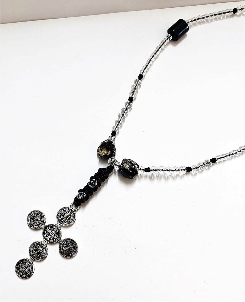 Exorcism Necklace Demon Banisher St. Benedict Etsy