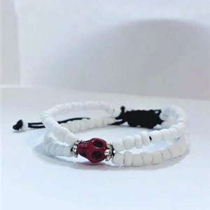 Santa Muerte Bracelet, Protection Bracelet, Holy Death Bracelet, Purification, Love, Skull Bracelet, Holy Death Amulet, Santa Muerte Gift