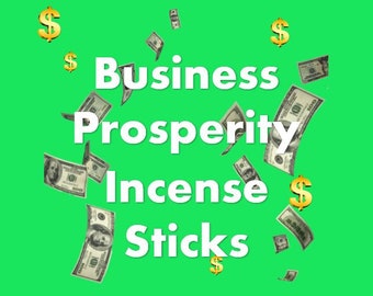 Business Prosperity Hand rolled Incense Sticks 20 PK Prosperidad de Negocio Customer Increase Business Cleansing Business Success Abundance