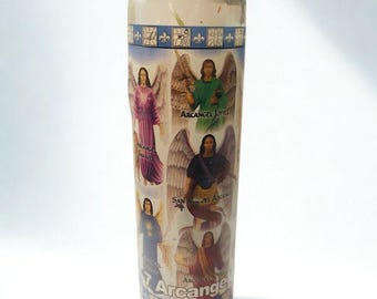 7 Archangels Candle: Blessed Spiritual Cleanse & Protection