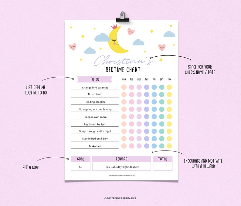Toddler Sleeping Tracker Printable