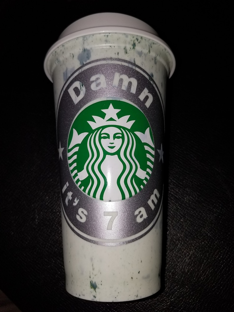 One 1 NEW GREEN/GRAY Starbucks 16 Oz. Hot Cup With Lid & Etsy