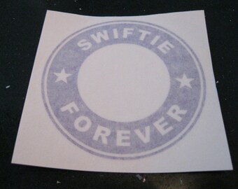 Swiftie Forever Decal - Purple Vinyl Sticker for Cups & Mugs