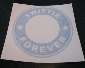 Blue Swiftie Forever Decal – Starbucks Cup Accessory