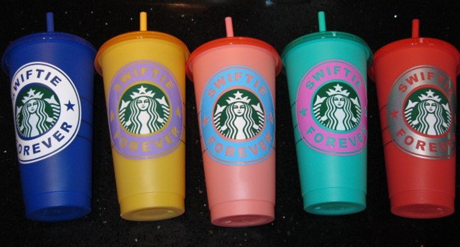 One 1 Cobalt Blue Starbucks 24 Oz. Color Changing Cold Cup Etsy