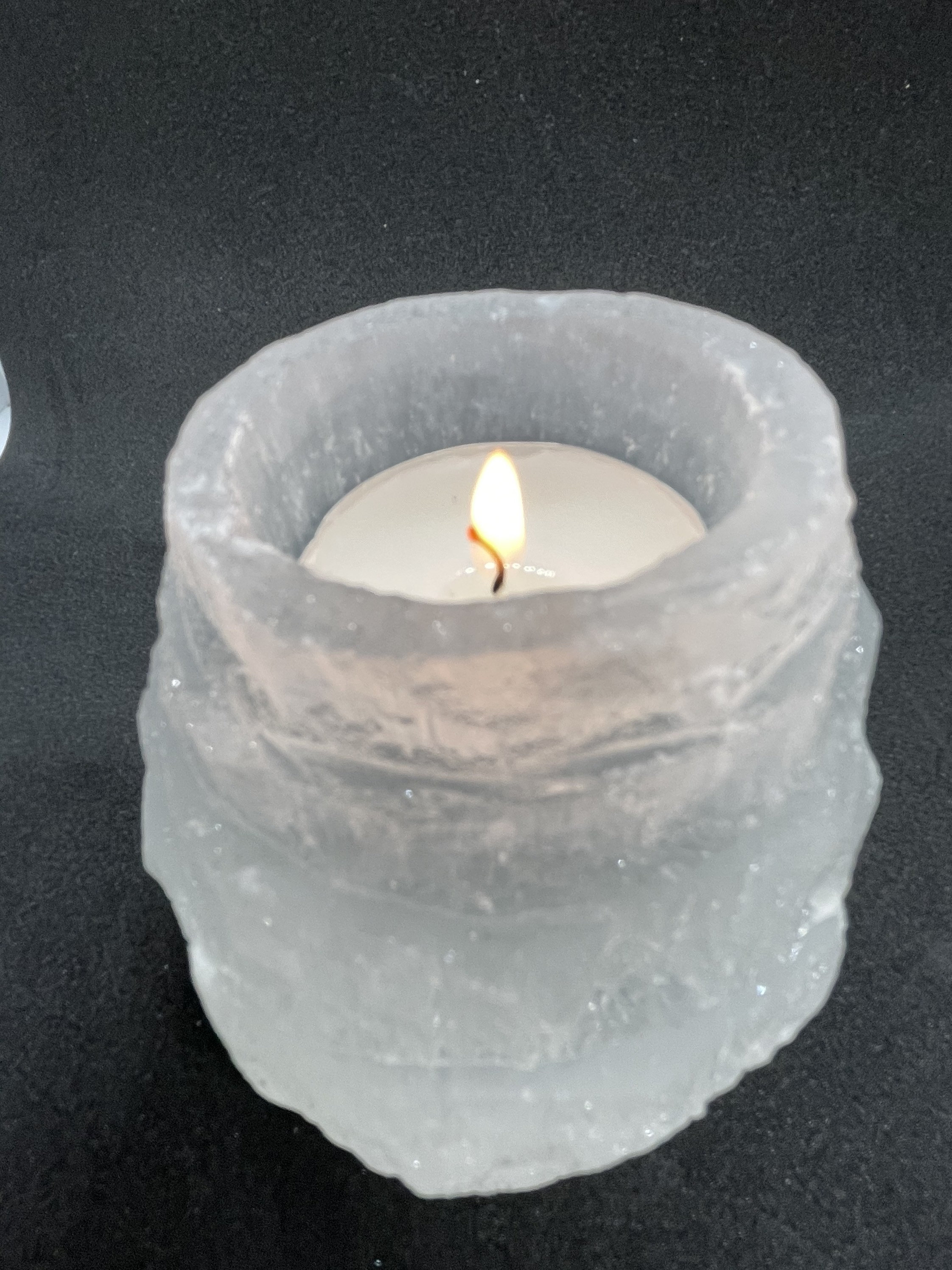 Selenite tea light holder Etsy