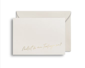 Premium-Letterpress Karte “Möchtest du meine Trauzeugin sein?” mit Umschlag | Karte Trauzeugin