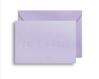 Premium-Letterpress Karte “MAMA - Muttertag” mit Umschlag | Karte Muttertag, Geburtstag
