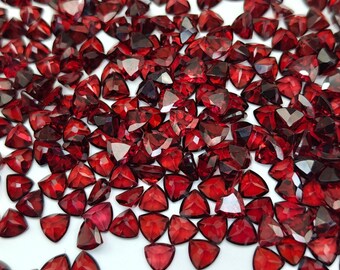 30 Pierres Précieuses Grenat Naturel Du Mozambique - Calibrées, 8.35-8.45 Carats, Neuf Avec étiquettes
