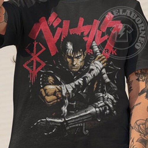 Vintage Style Design Anime T Shirt, Guts Shirt, Anime Shirt, Anime Tee, Retro Anime, MB010