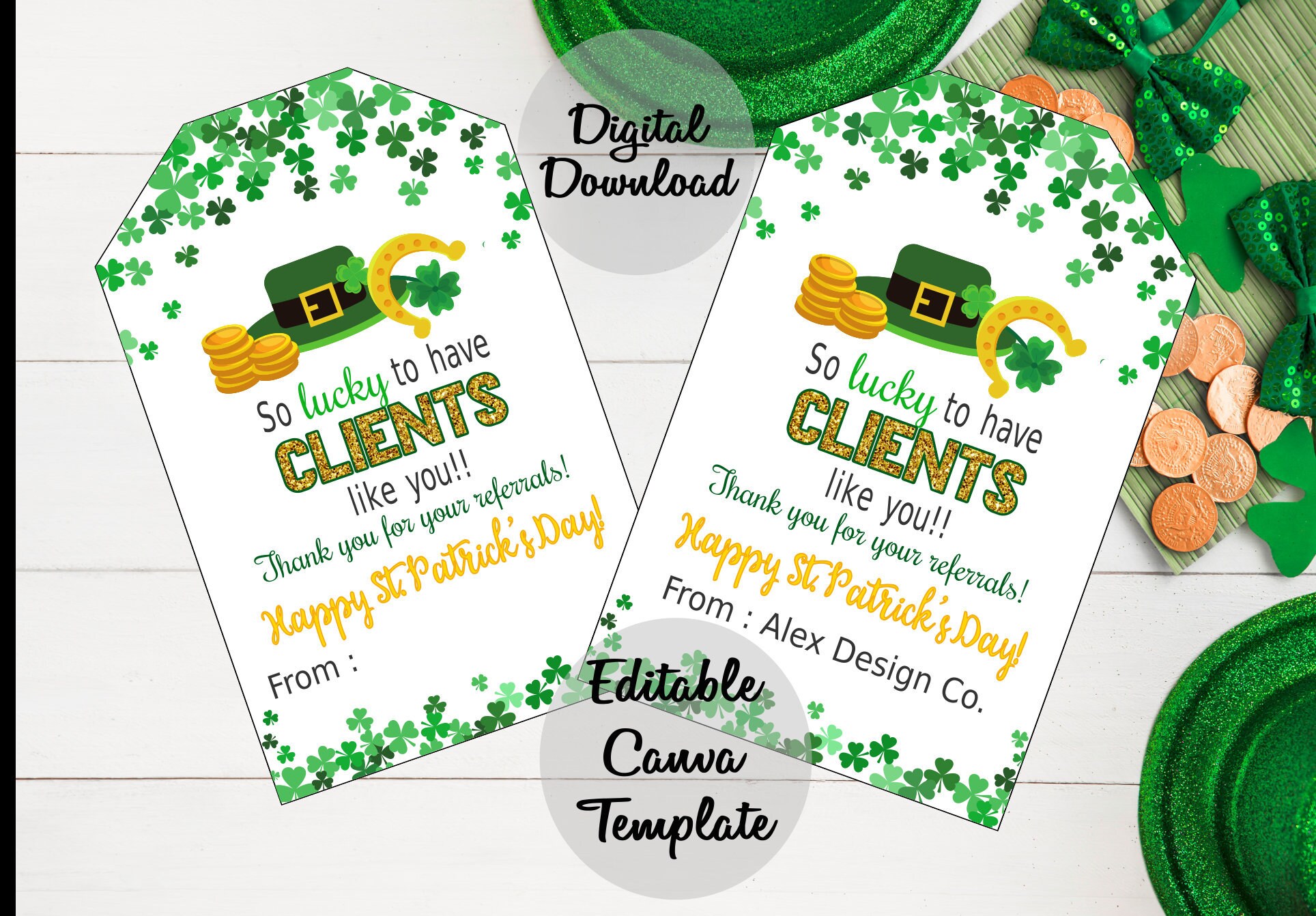 st patricks day for clients