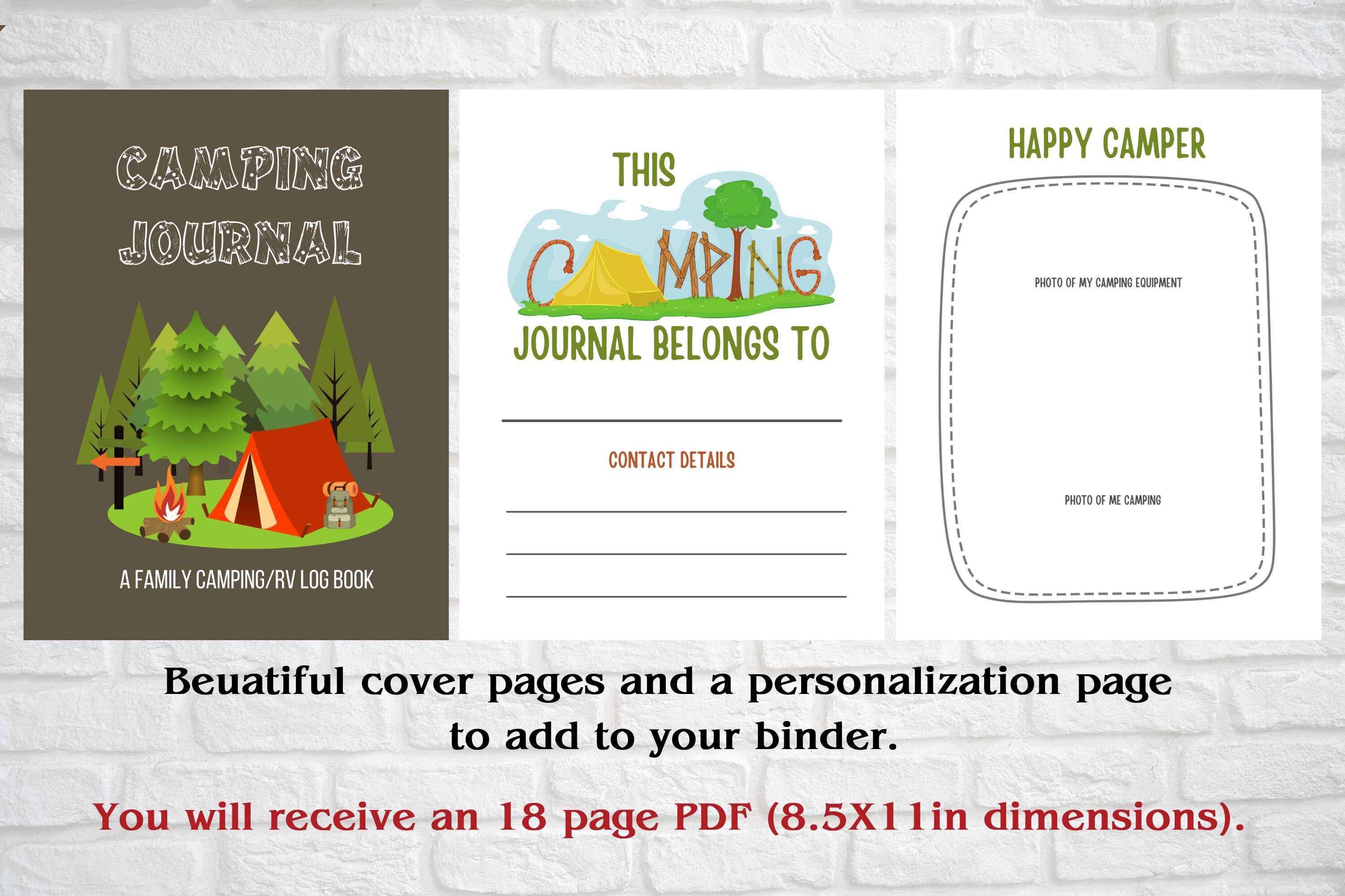 And So The Adventure Begins: Camping Journal And RV Logbook, Family Campsite Adventure Keepsake, Campground Trip Log Book, Retirement Travel Gifts
