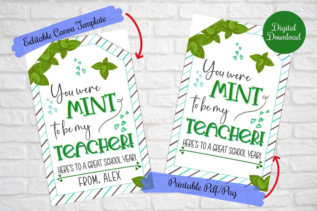 mint-back-to-school-gift-tags-for-teachers-you-were-mint-to-be-my-teacher-first-day-of-school-mint-tag-meet-the-teacher-editable-tag-etsy for Free Printable Mint To Be Tags Mint Back to School Gift Tags for Teachers, You Were Mint to Be My Teacher, First Day of School Mint Tag, Meet the Teacher Editable Tag - Etsy for Free Printable Mint To Be Tags