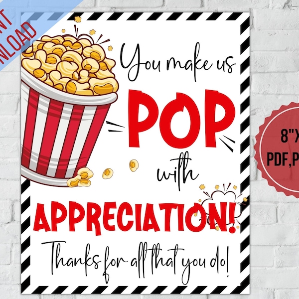 Popcorn Bar Sign Etsy
