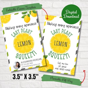 Realtor Lemonade pop by tags,Making every experience easy peasy lemon squeezy,real estate, Business,Notary marketing,Lemon pop by,Lemonade
