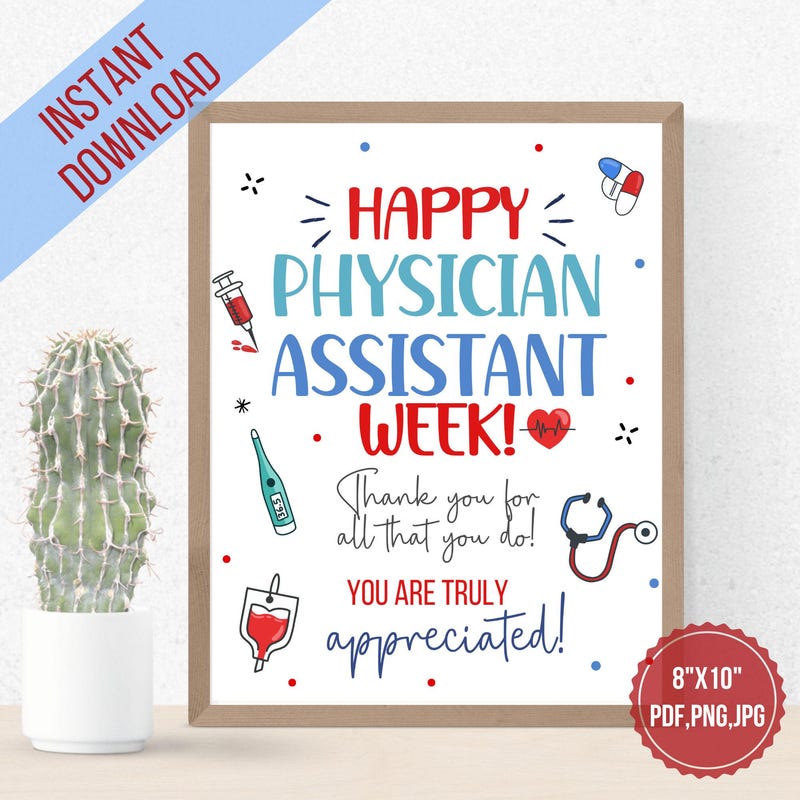 Pa Week Printable Sign PartyPropsTreasures - Etsy